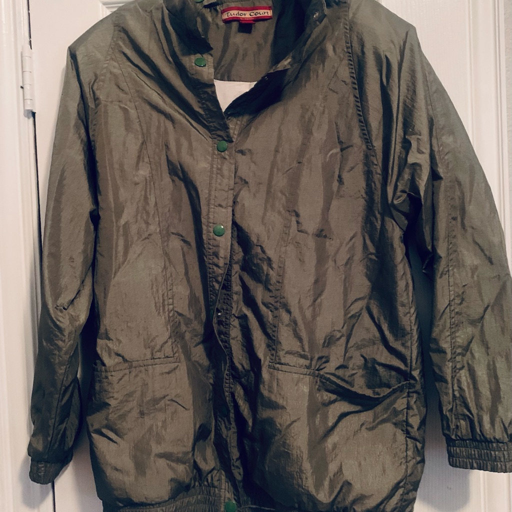 Vintage Windbreaker Jacket By Tudor Court Haband Green Size M Vintage Windbreaker Jacket By Tudor Court Haband Green Size M